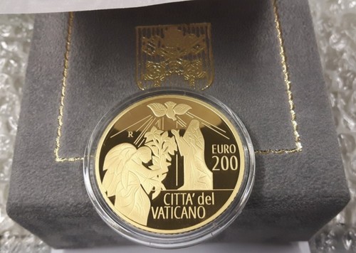 Vaticano 2020 oro 200 - oro, euro